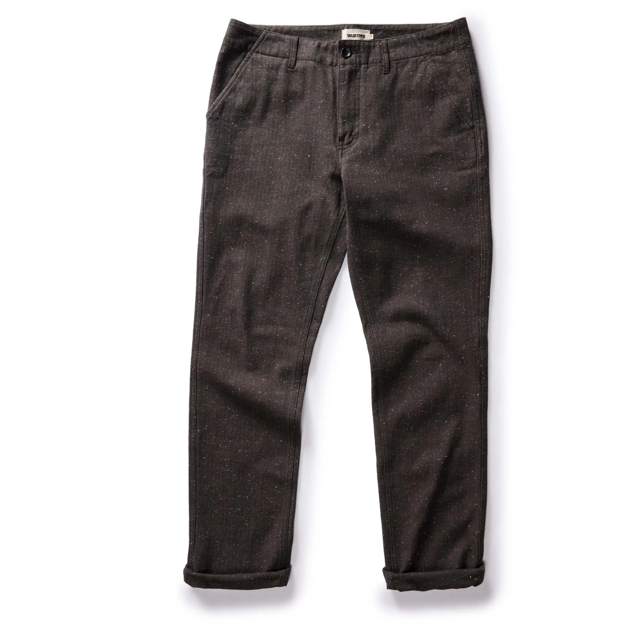 Peat Nep Herringbone The Carnegie Pant