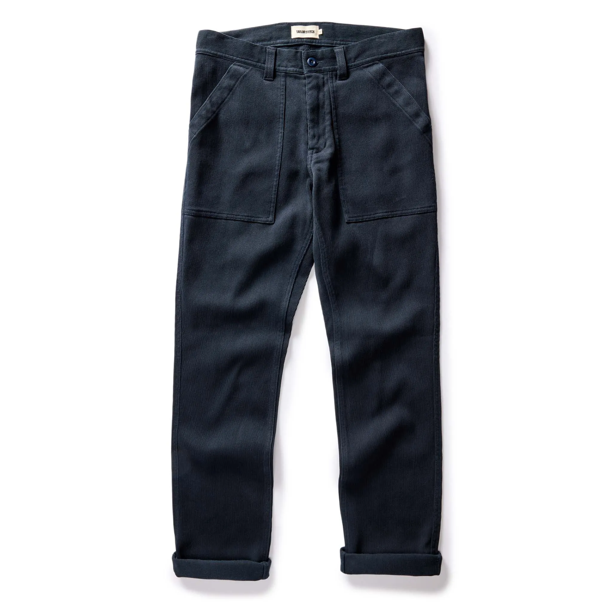 Dark Navy Bedford Cord The Trail Pant