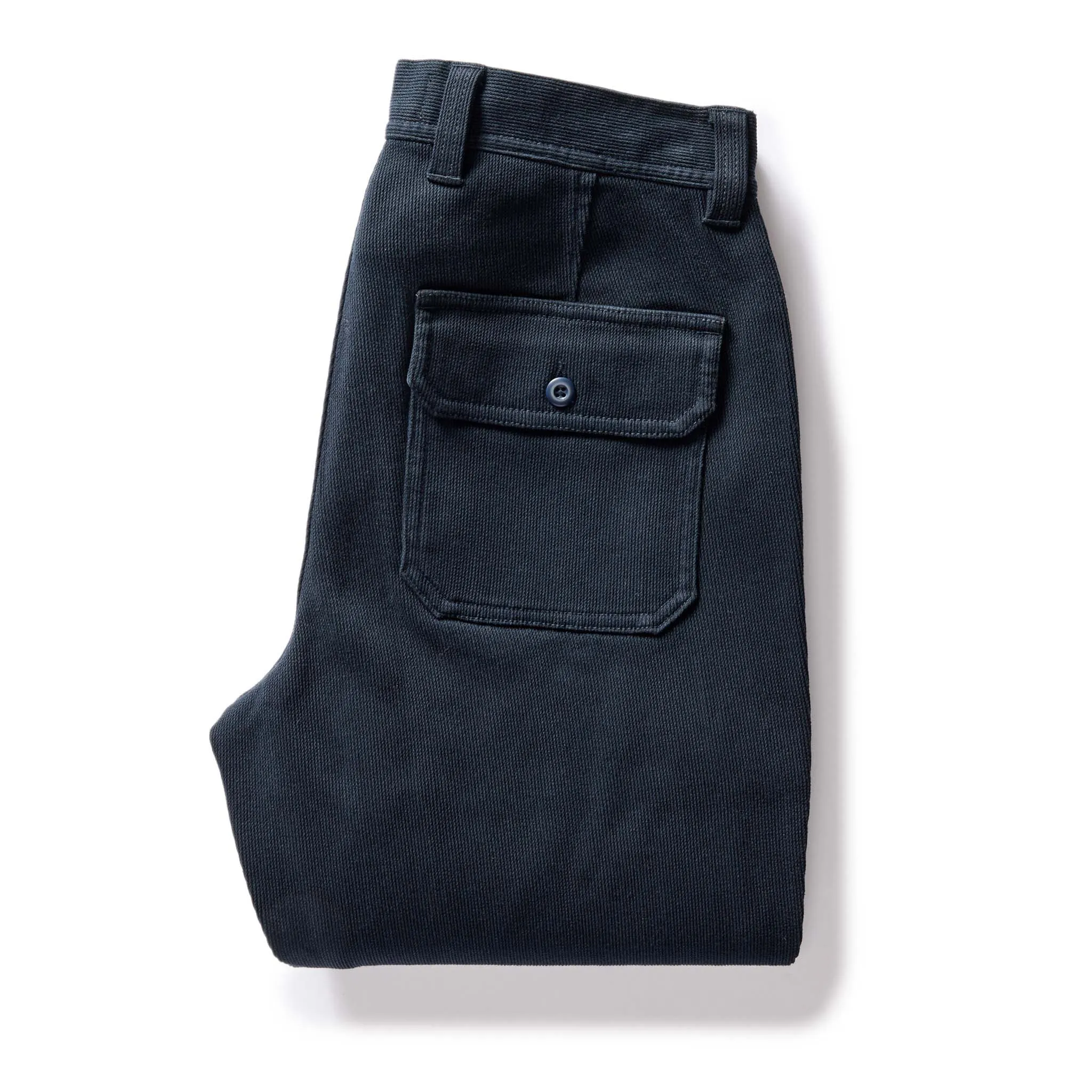 Dark Navy Bedford Cord The Trail Pant