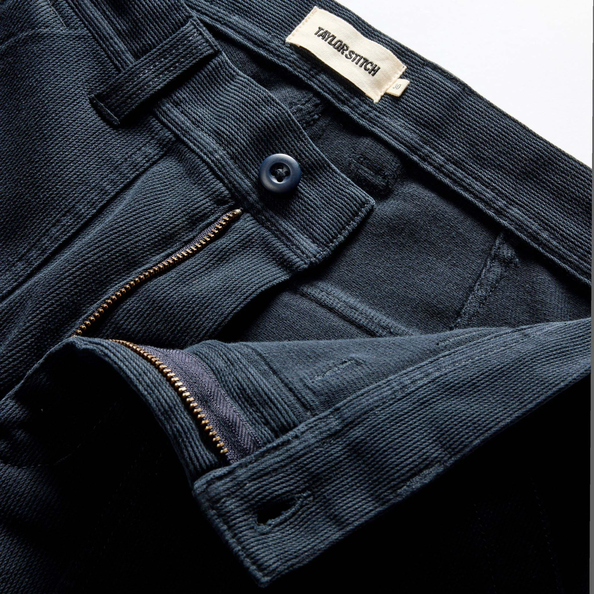 Dark Navy Bedford Cord The Trail Pant