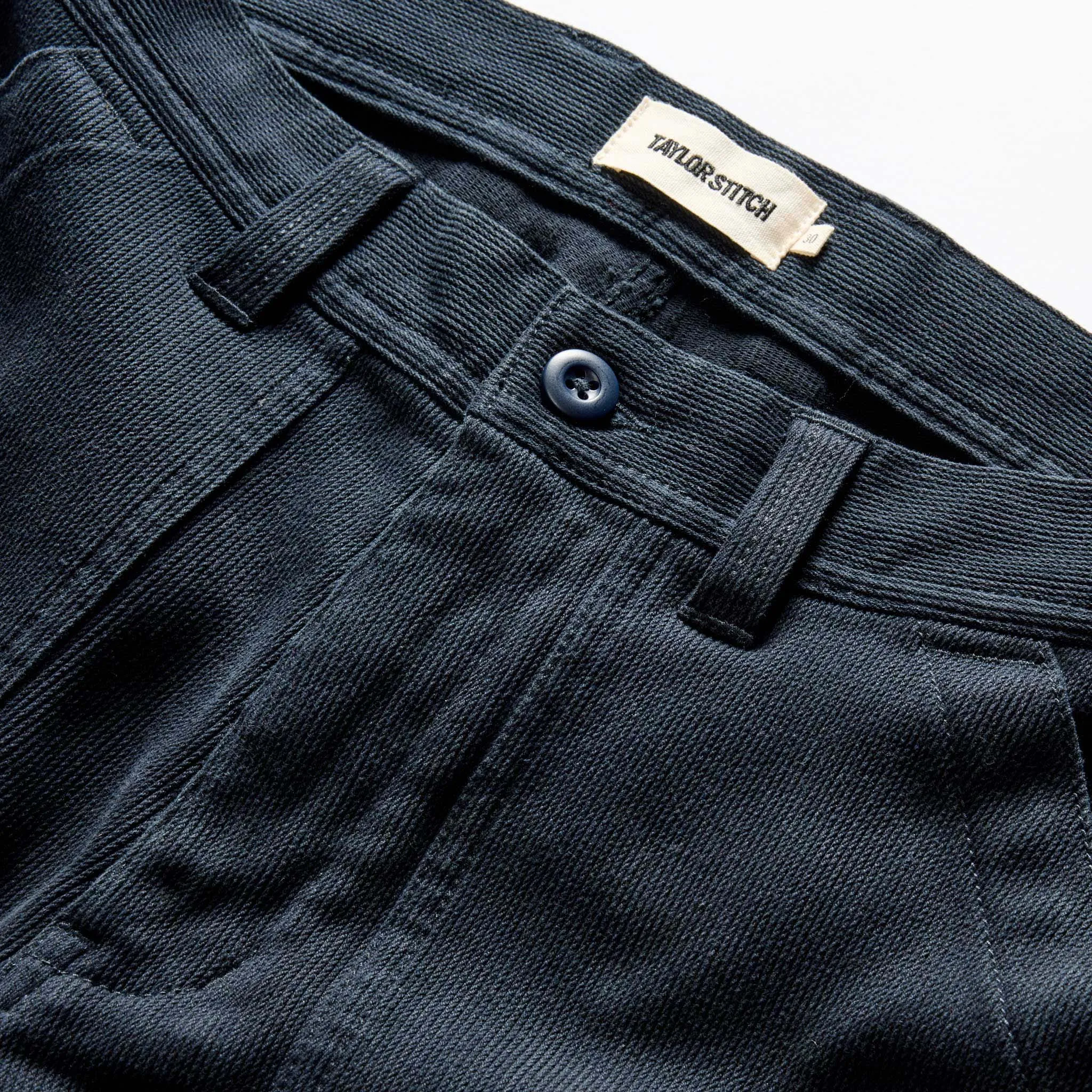 Dark Navy Bedford Cord The Trail Pant