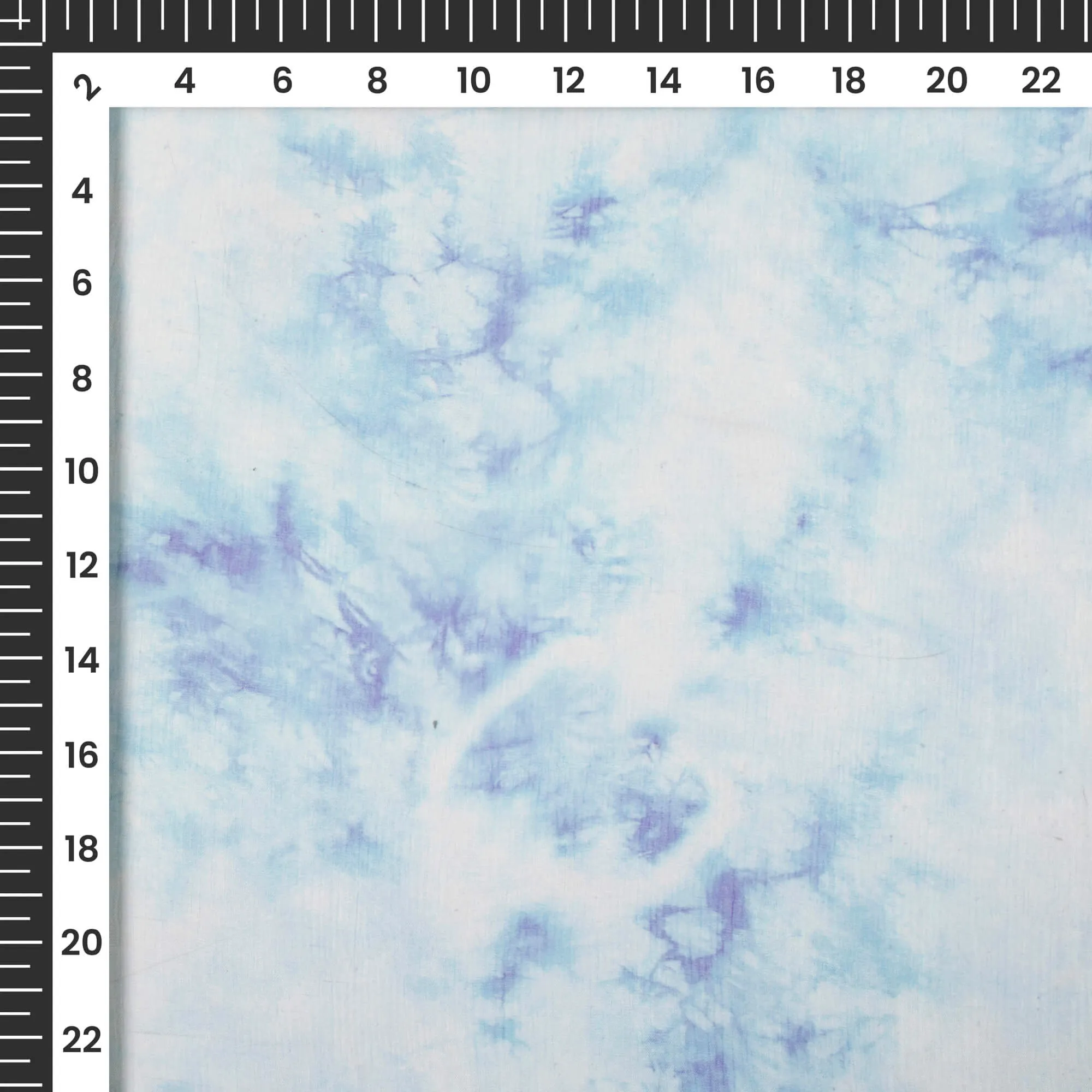 Tie Dye Chiffon Fabric With Digital Print