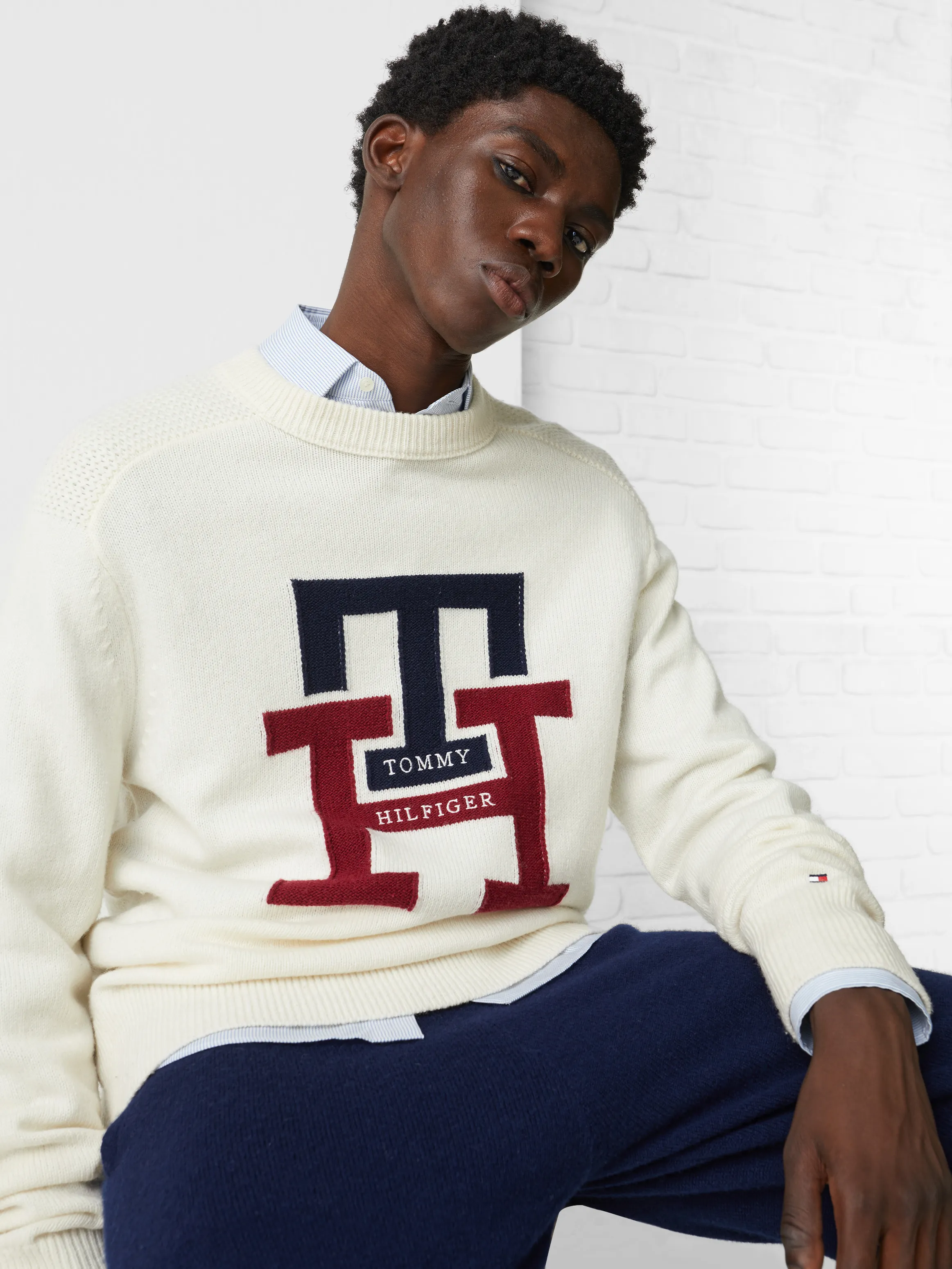 Tommy Hilfiger Monogram Crew Neck Jumper | Sweatshirts & Hoodies