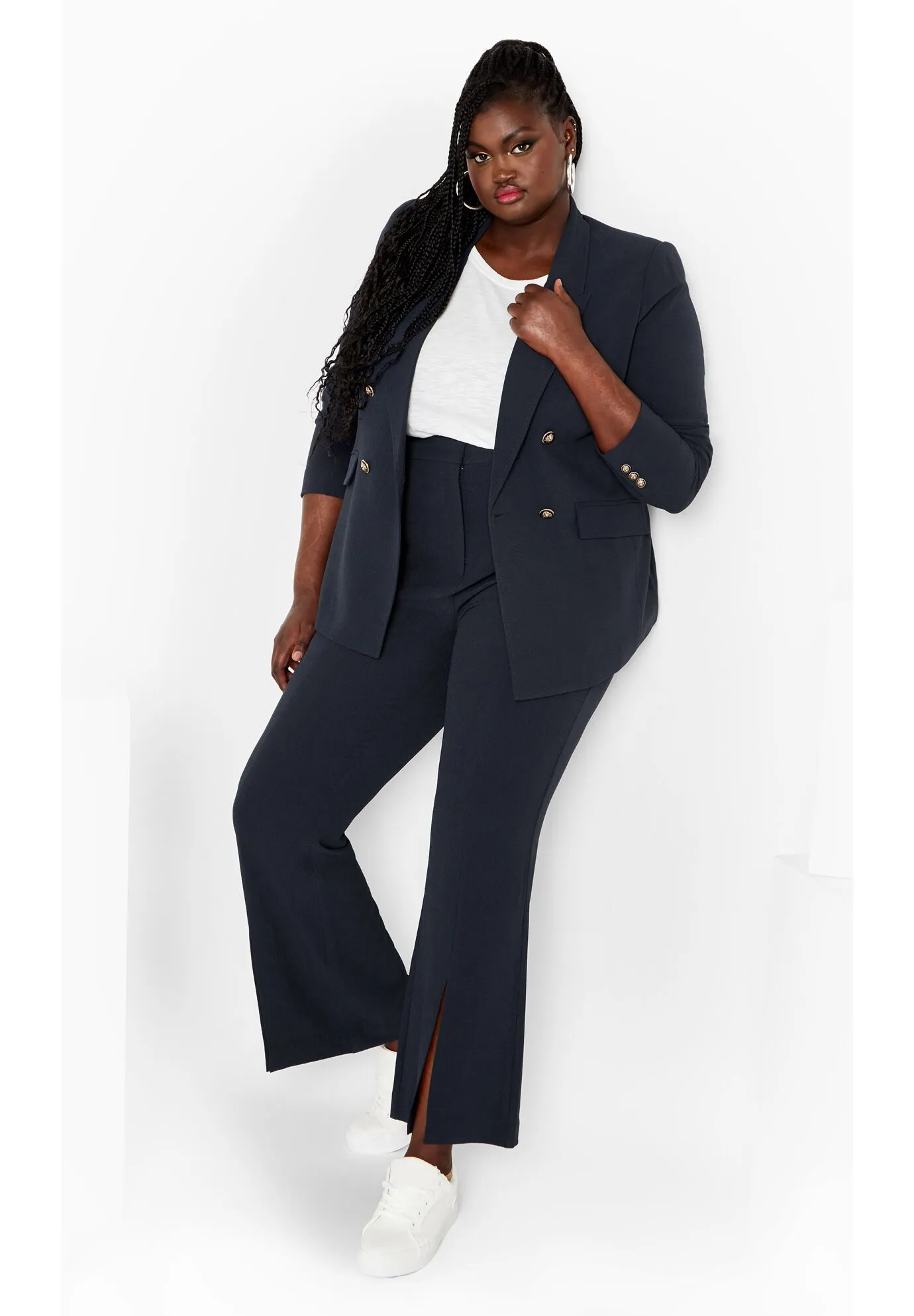 Trendy Kiana Navy Jacket