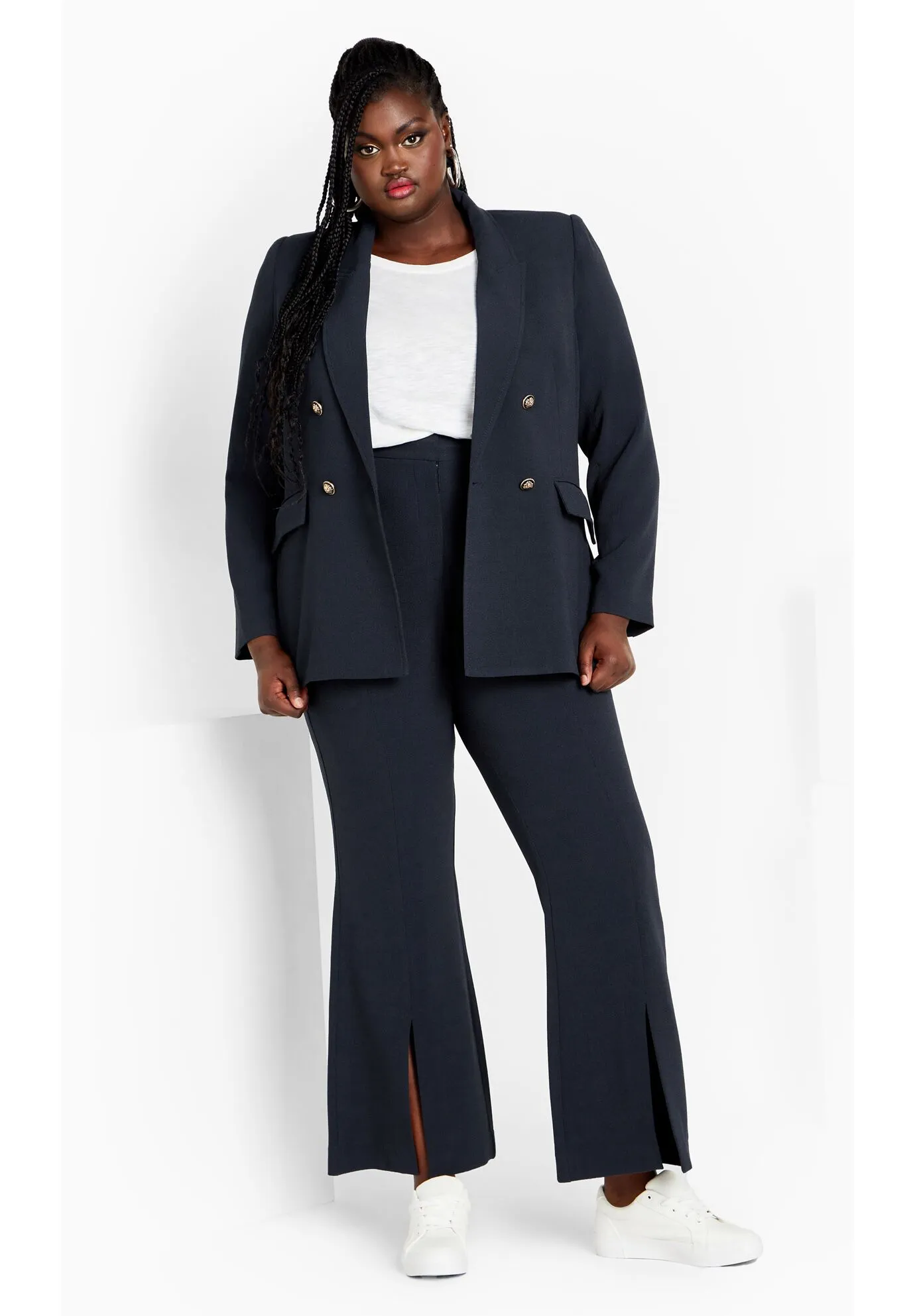 Trendy Kiana Navy Jacket