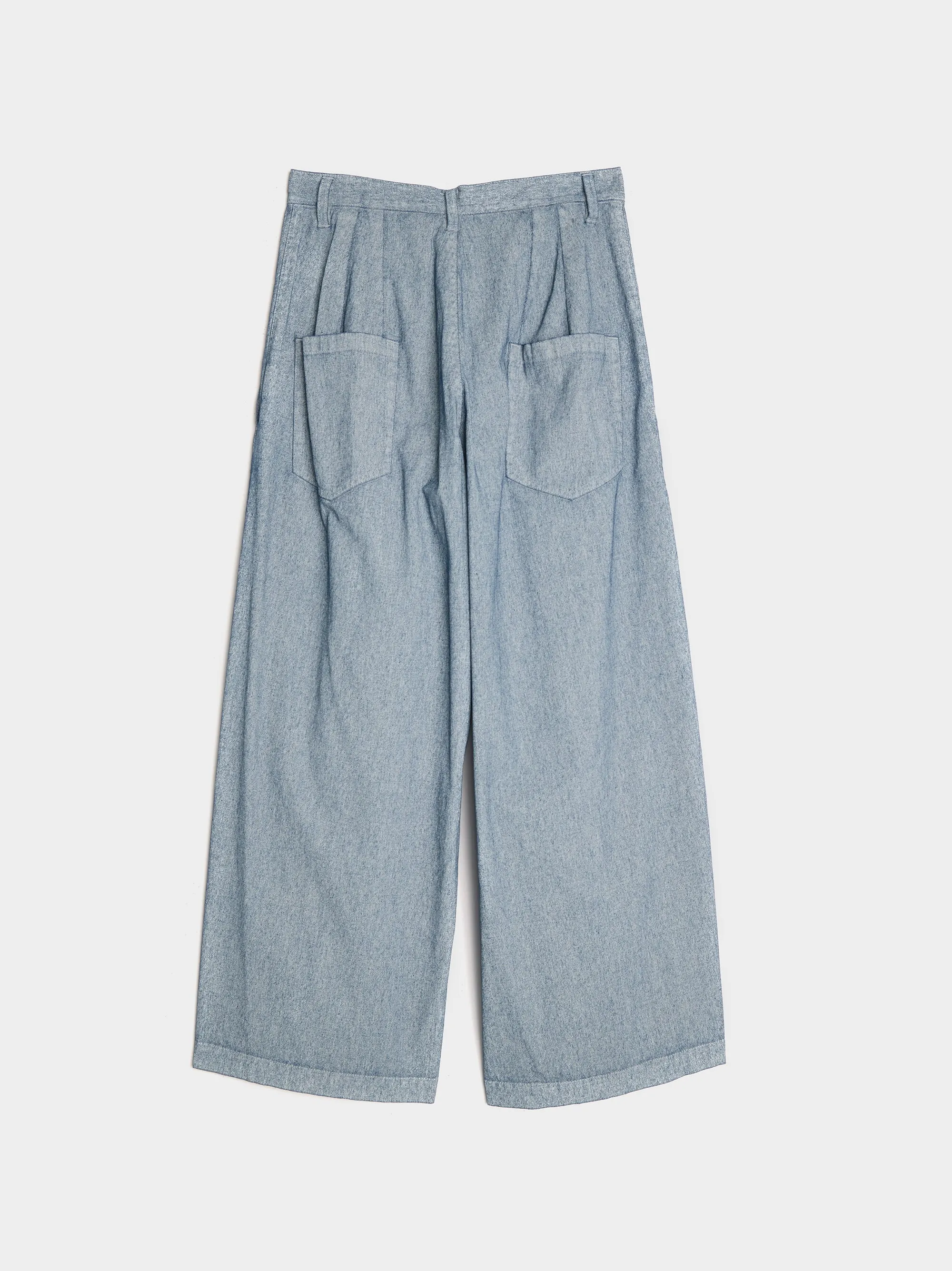 Blue U-2 Tuck Wide Pant