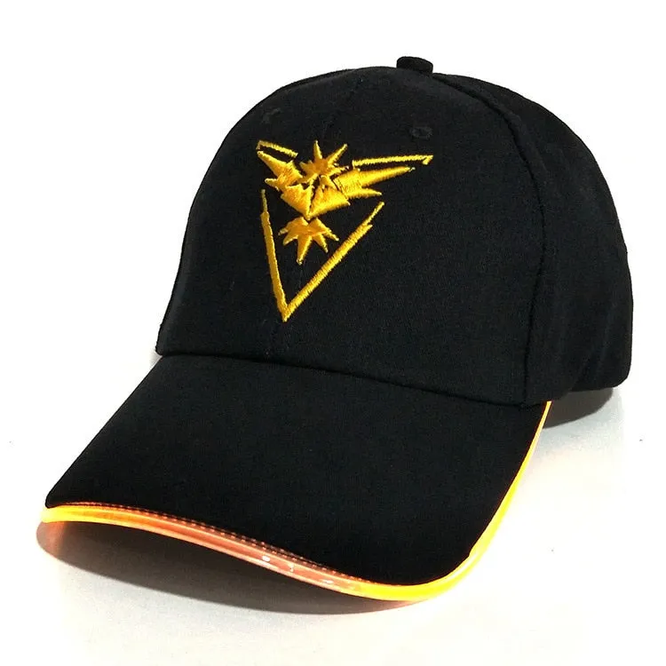 Light Instinct Pokemon Glow In The Dark LED Baseball Cap Unisex