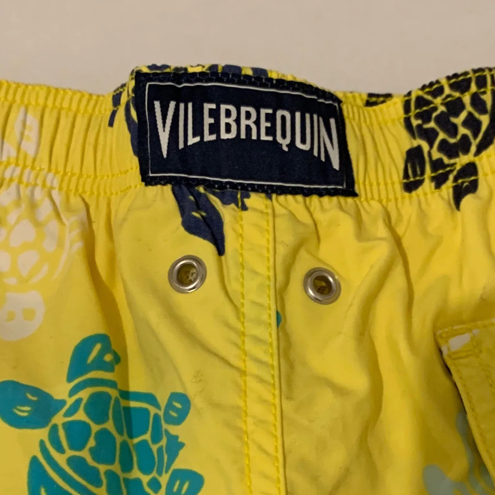 Vilebrequin Yellow Turtles Swim Shorts