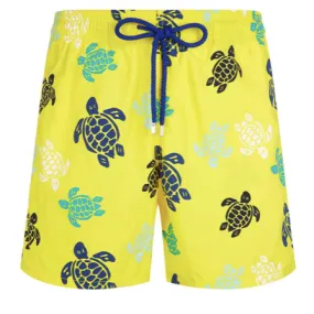 Vilebrequin Yellow Turtles Swim Shorts