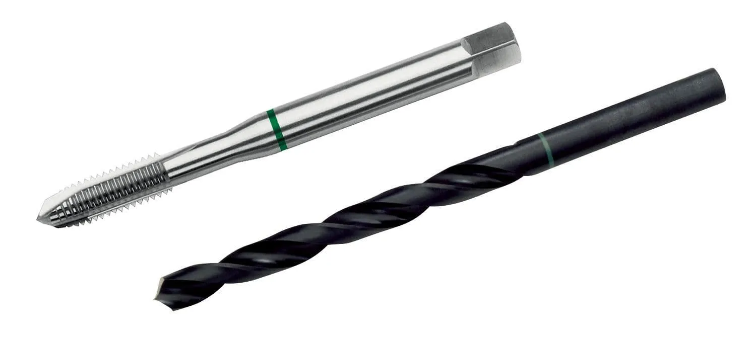 VOLKEL - M12 x 1.75mm - Green Spiral Point TwinBox