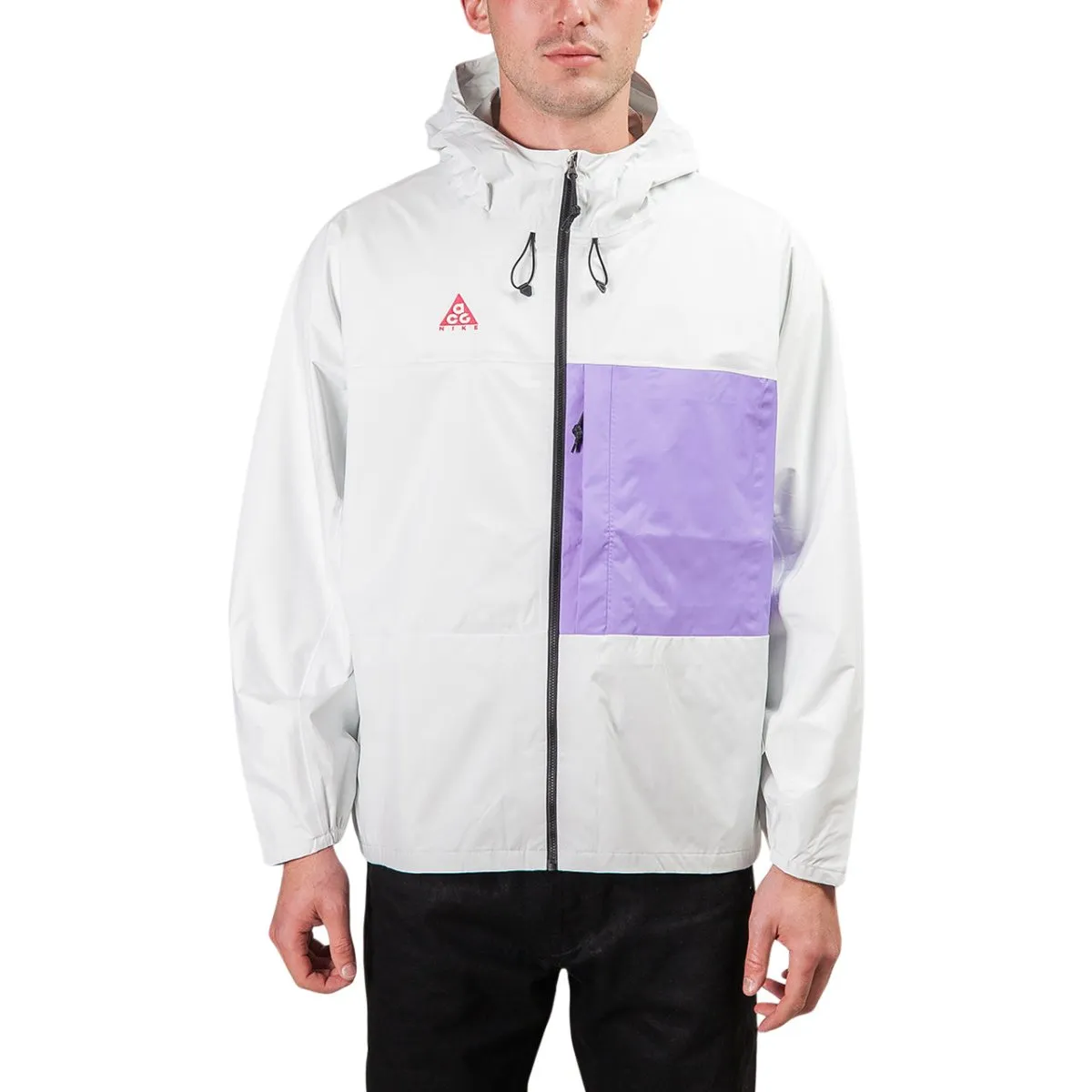 White and Purple Nike ACG 2.5L Packable Jacket