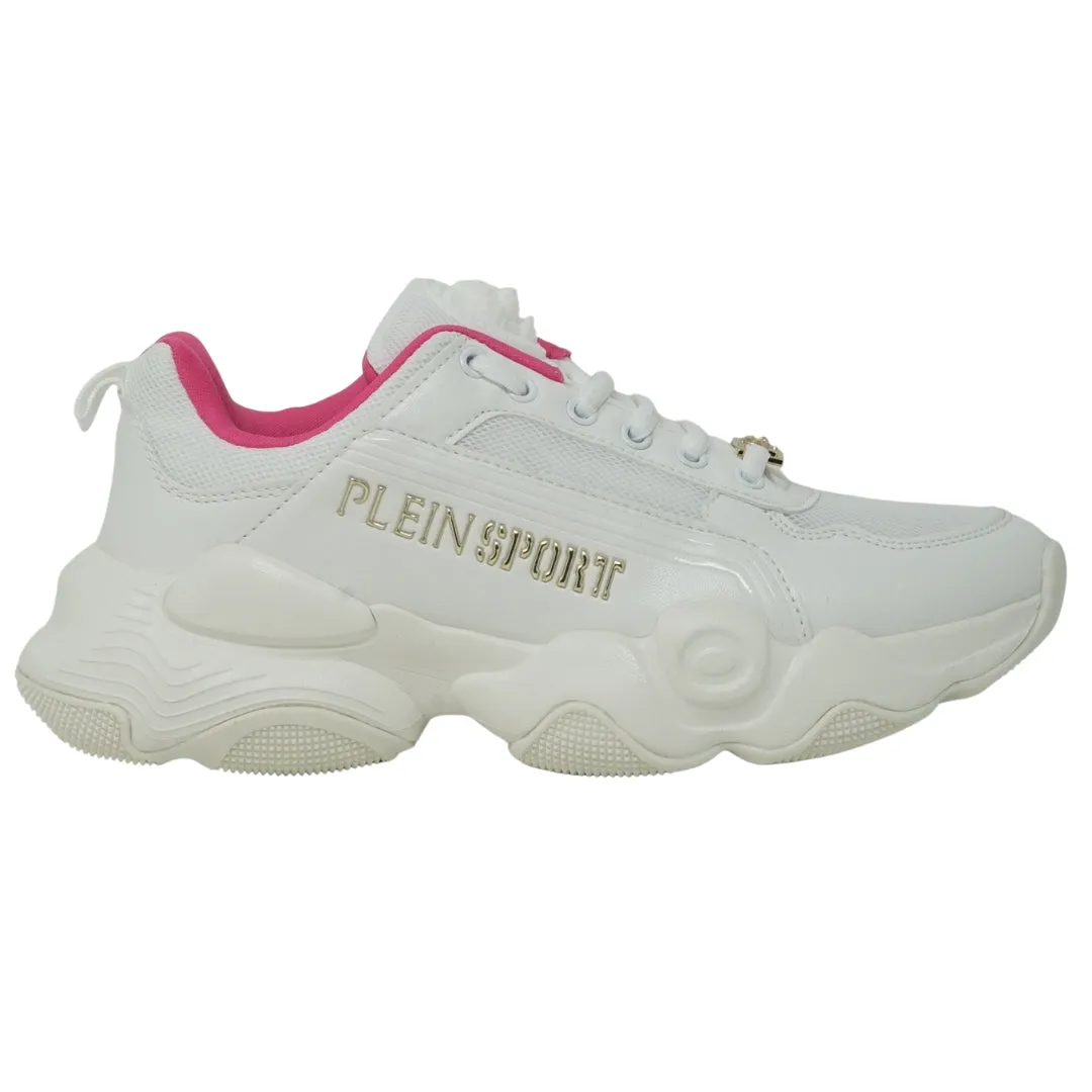 White Men's Plein Sport Dips1001 01 Trainers