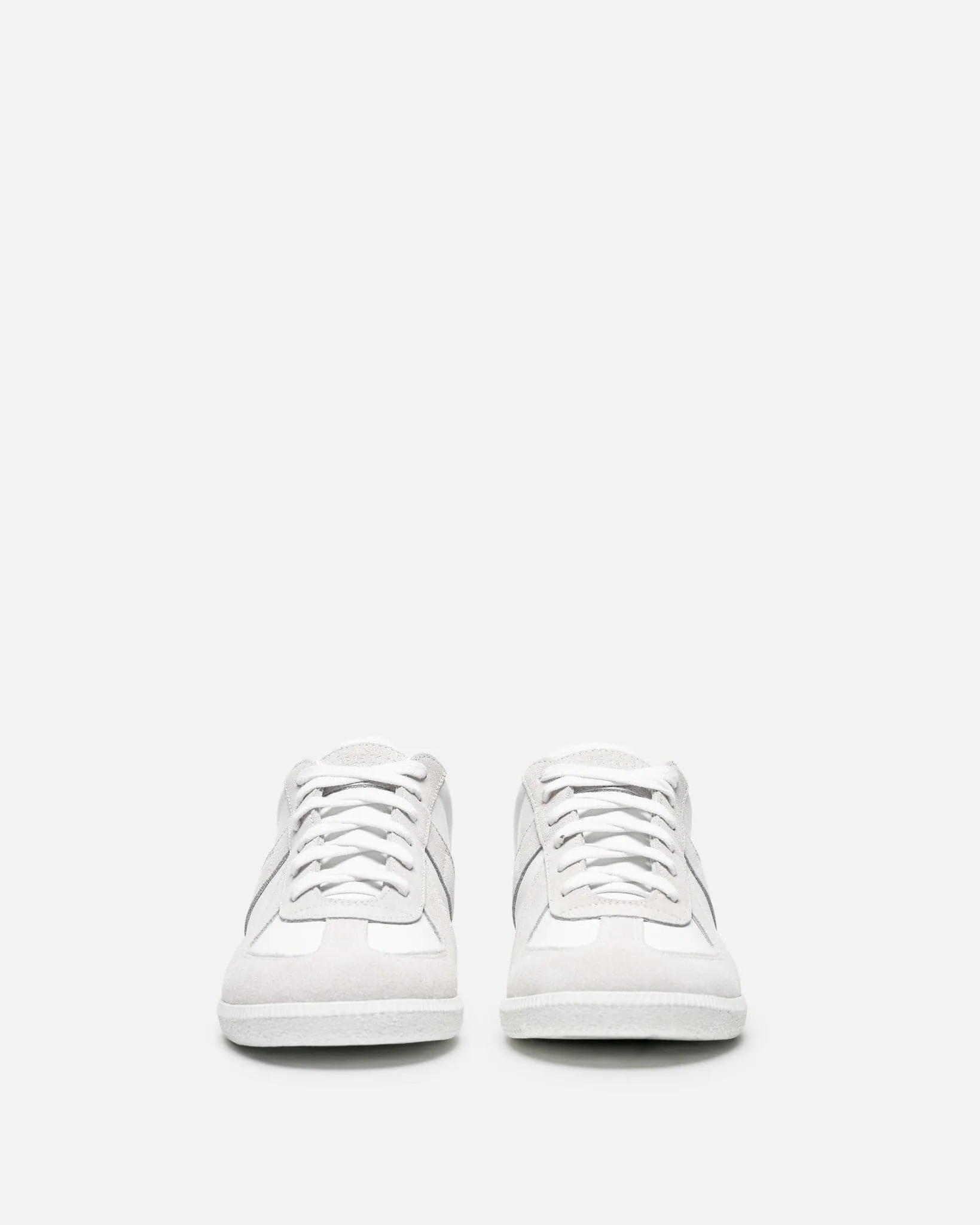 White Tonal Replica Sneaker by Maison Margiela