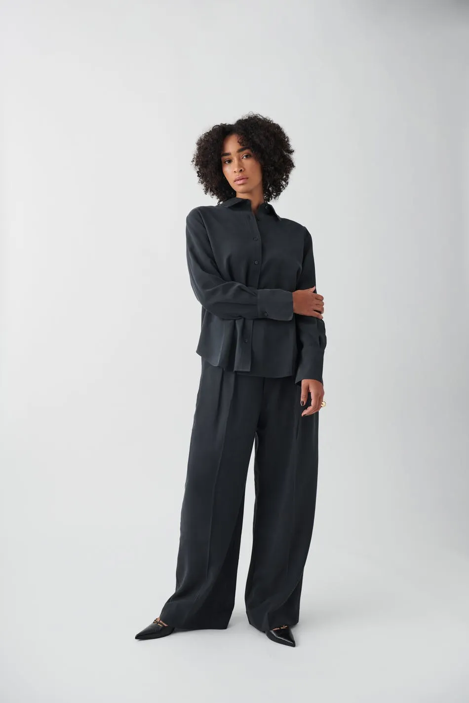 Wide Tailored Trousers