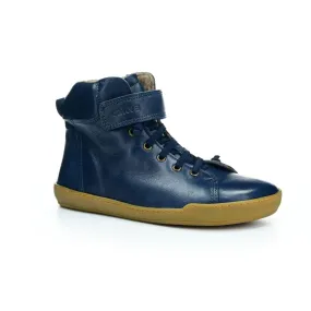 Winfield Dark Blue Winter Barefoot Shoes