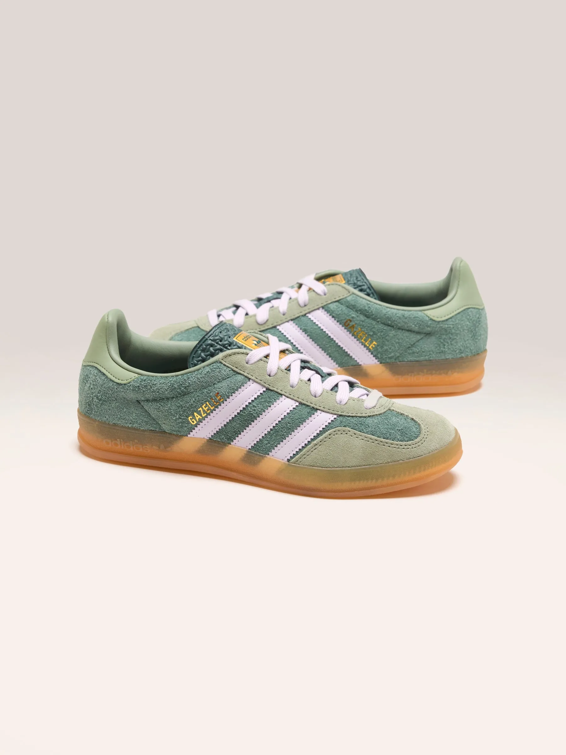 Women's Green Gazelle Indoor Shoes - Size 242