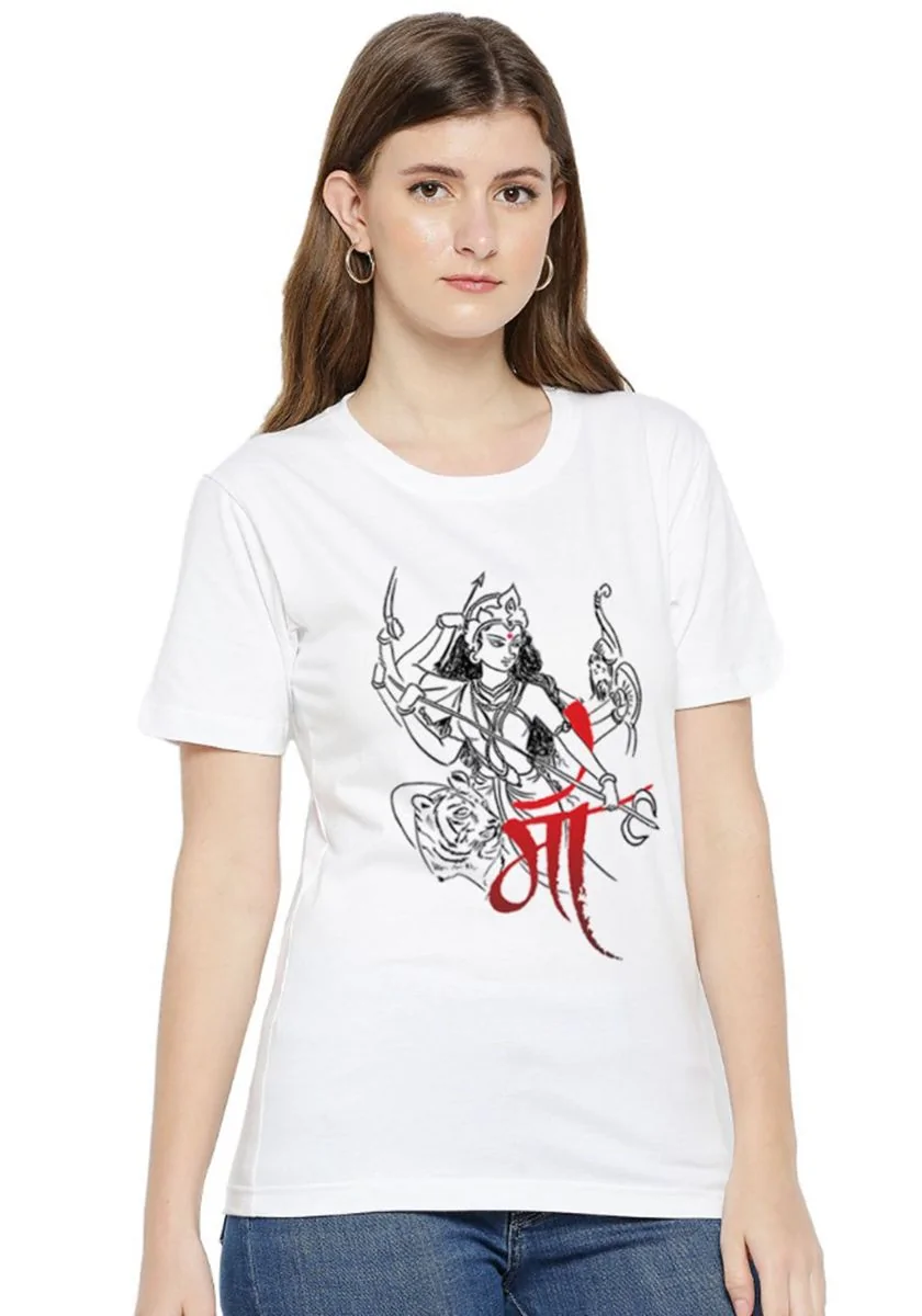 Womens Shakti Maa Graphic T-Shirt