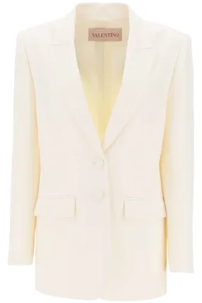 Wool and Silk Ivory Jacket