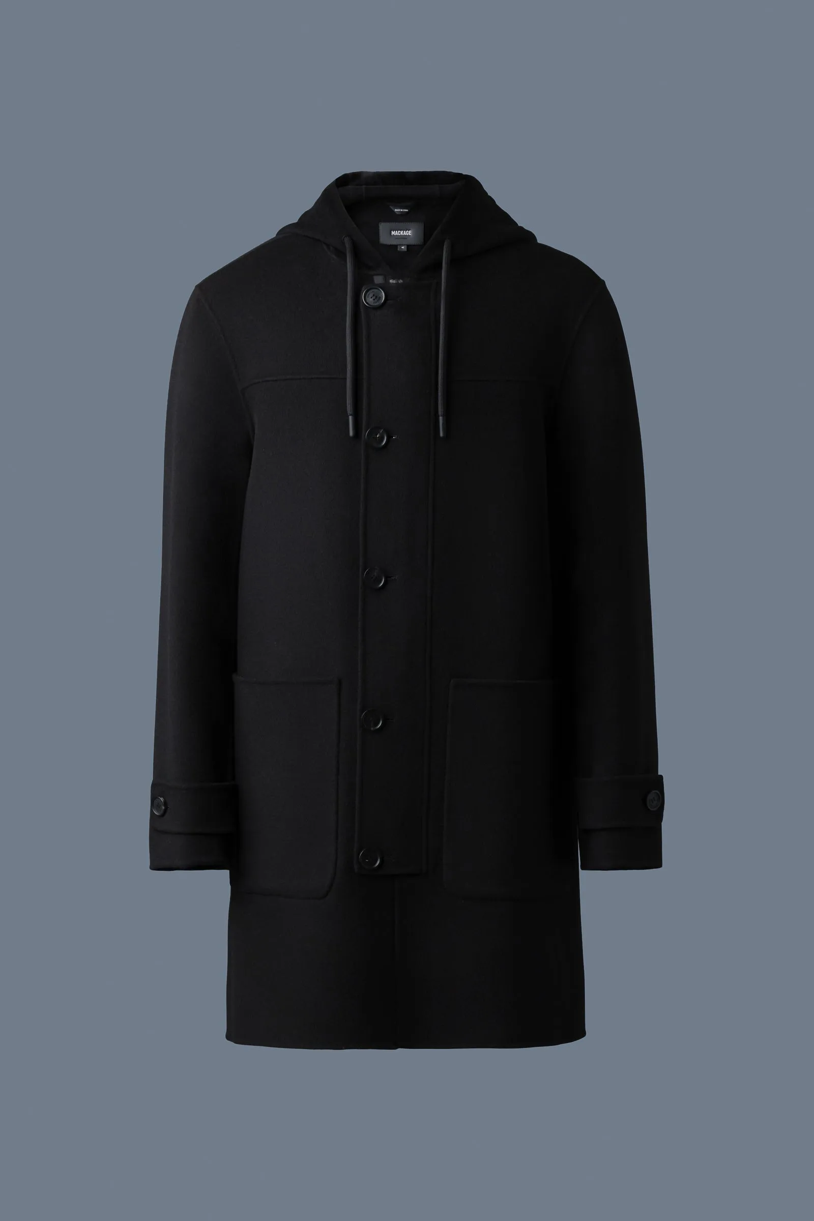 Wool Long Coat for Men by JOSHUA