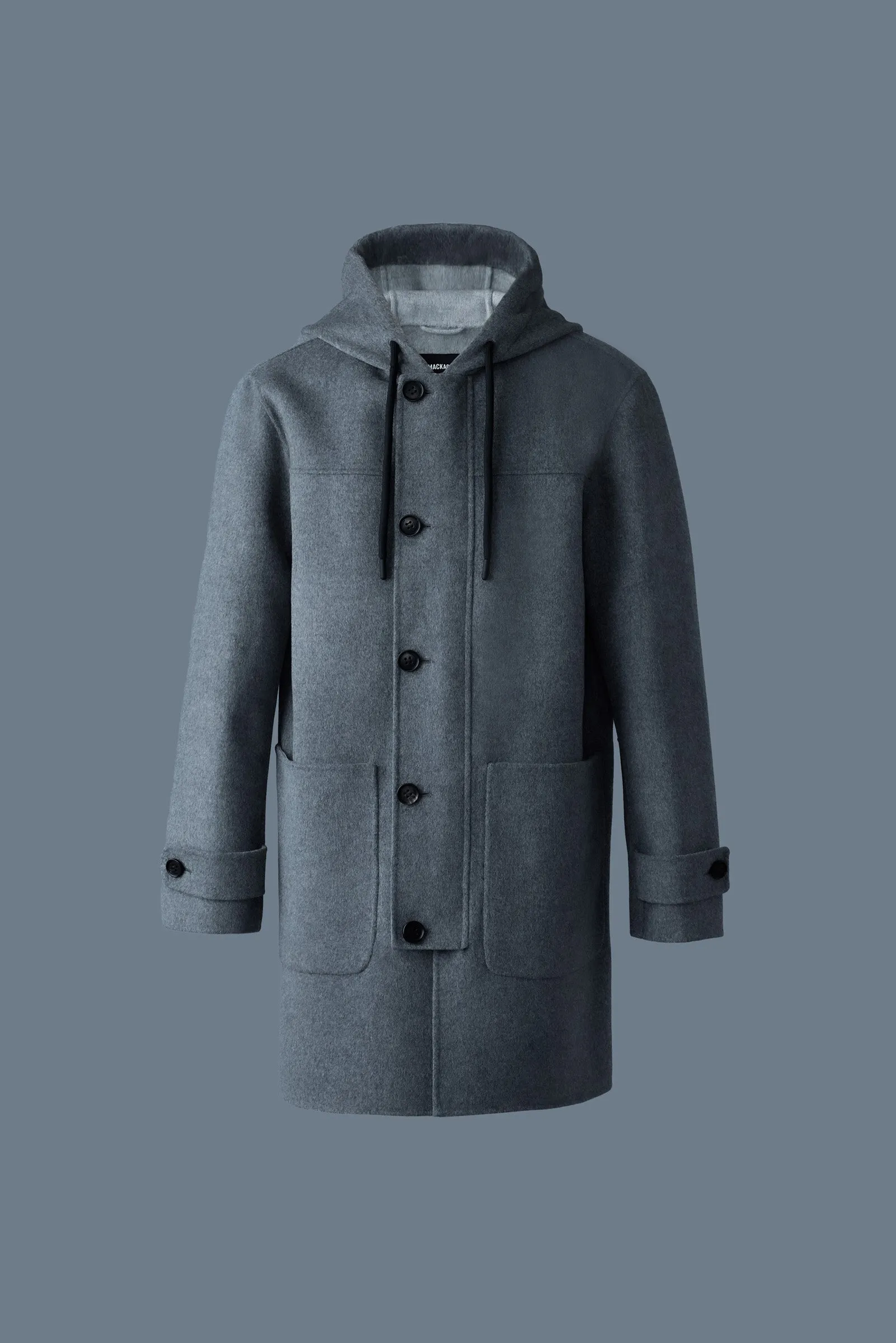 Wool Long Coat for Men by JOSHUA