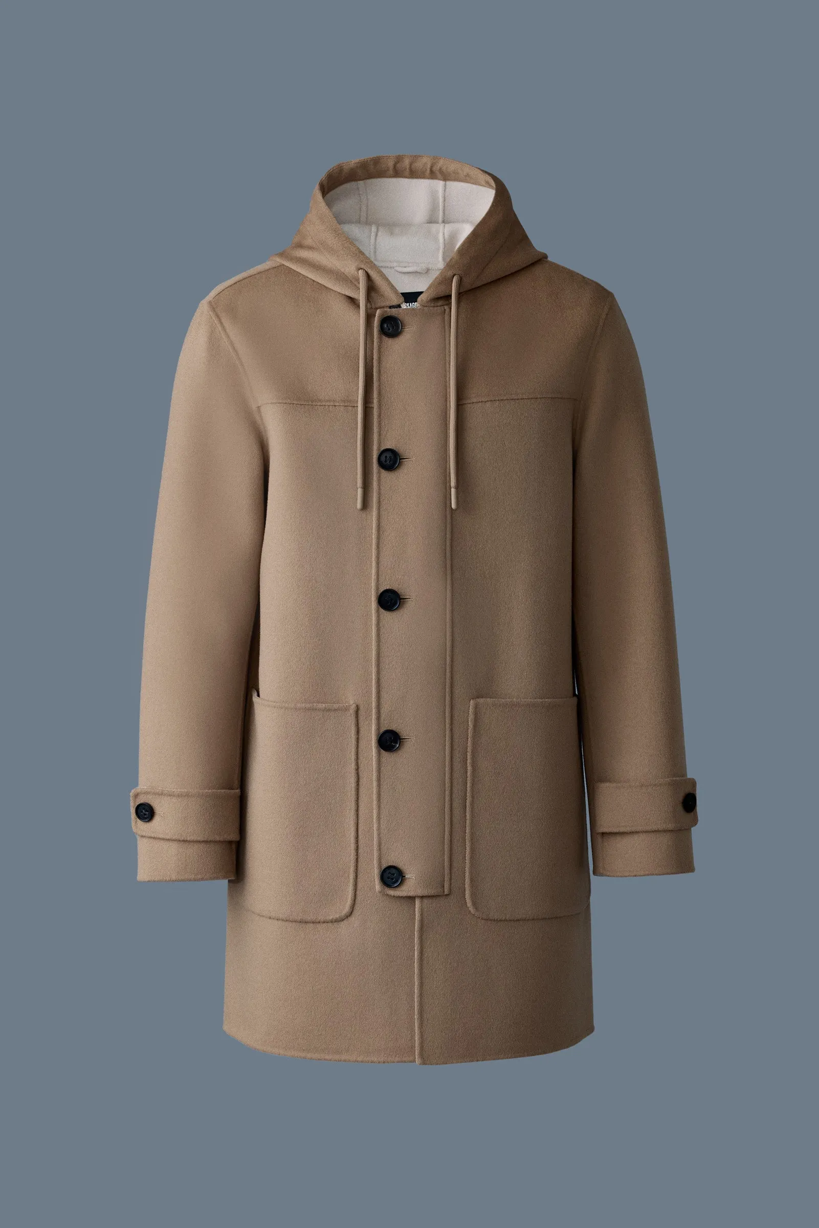 Wool Long Coat for Men by JOSHUA