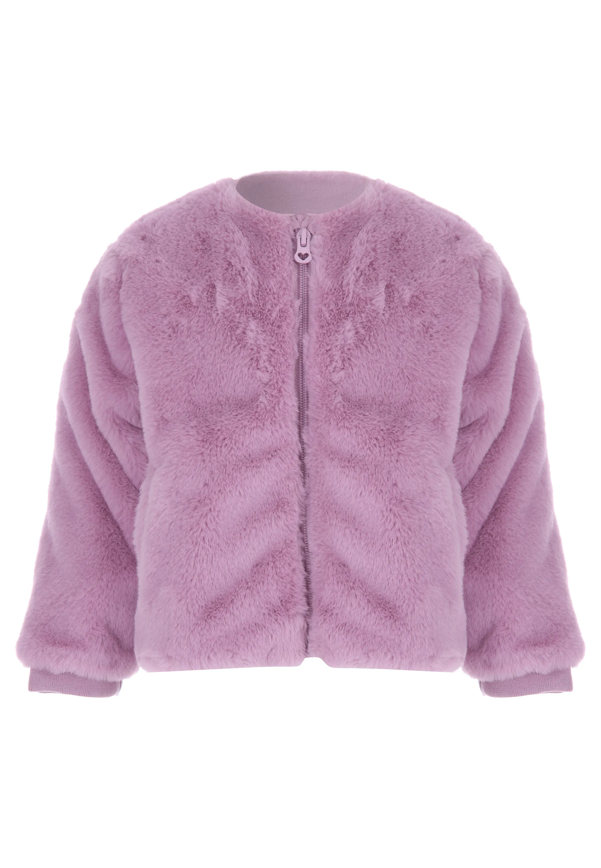 Lilac Fluffy Coat for Younger Girls