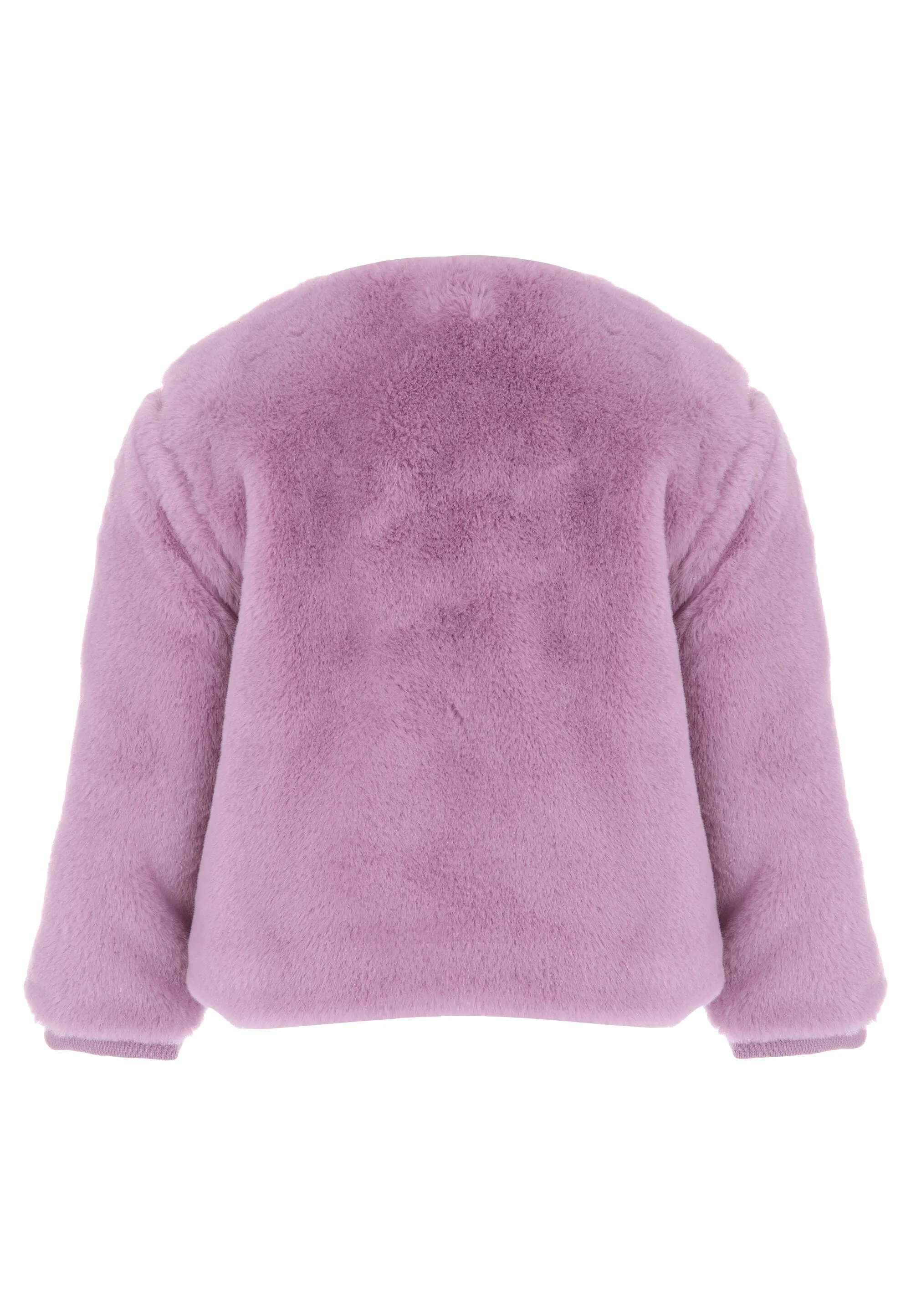 Lilac Fluffy Coat for Younger Girls