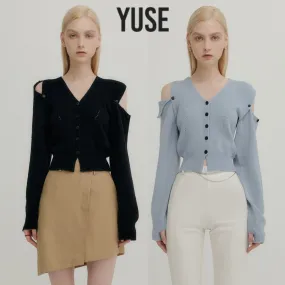 YUSE Plain Elegant Cardigans