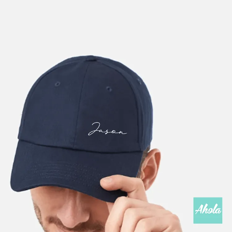 Name Embroidery Baseball Cap Zap