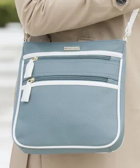 Chic Zip Messenger Bag